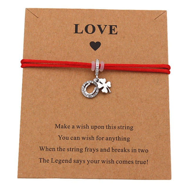 Four-leaf Clover & Horse Shoe Bracelet Four-leaf Clover & Horse Shoe Bracelet - Image 9