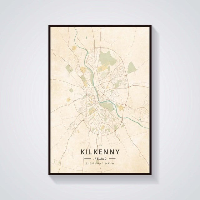 Dublin Belfast Galway Kilkenny Map Poster Dublin Belfast Galway Kilkenny Map Poster - Image 3