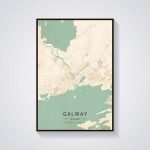 Dublin Belfast Galway Kilkenny Map Poster