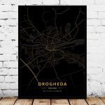 Louth Arklow Ireland Map Art Print Louth Arklow Ireland Map Art Print