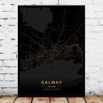 Louth Arklow Ireland Map Art Print Louth Arklow Ireland Map Art Print