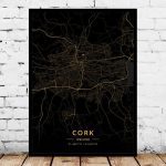 Louth Arklow Ireland Map Art Print Louth Arklow Ireland Map Art Print