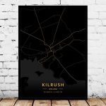 Louth Arklow Ireland Map Art Print Louth Arklow Ireland Map Art Print