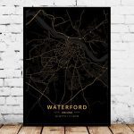 Louth Arklow Ireland Map Art Print Louth Arklow Ireland Map Art Print