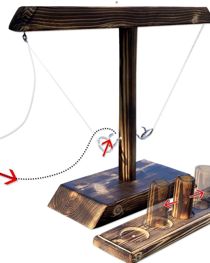 Hook and Ring Toss Game