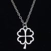 Four Leaf Clover Sterling Silver Necklace