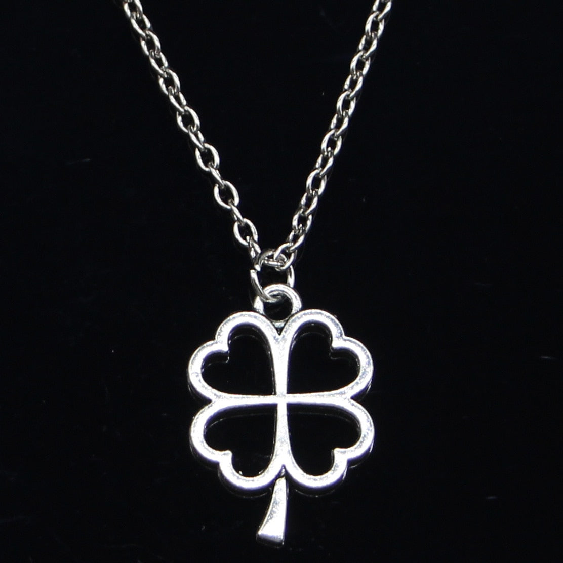 Four Leaf Clover Sterling Silver Necklace Four Leaf Clover Sterling Silver Necklace
