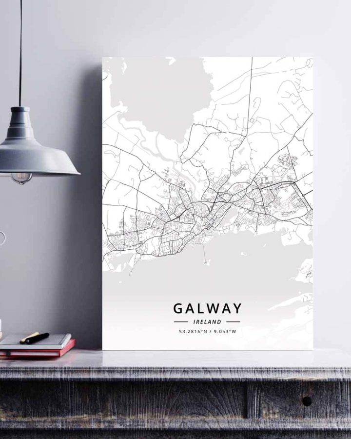 Galway Map Print