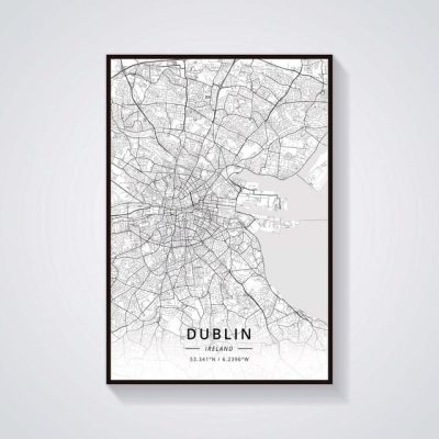 Dublin Map Print