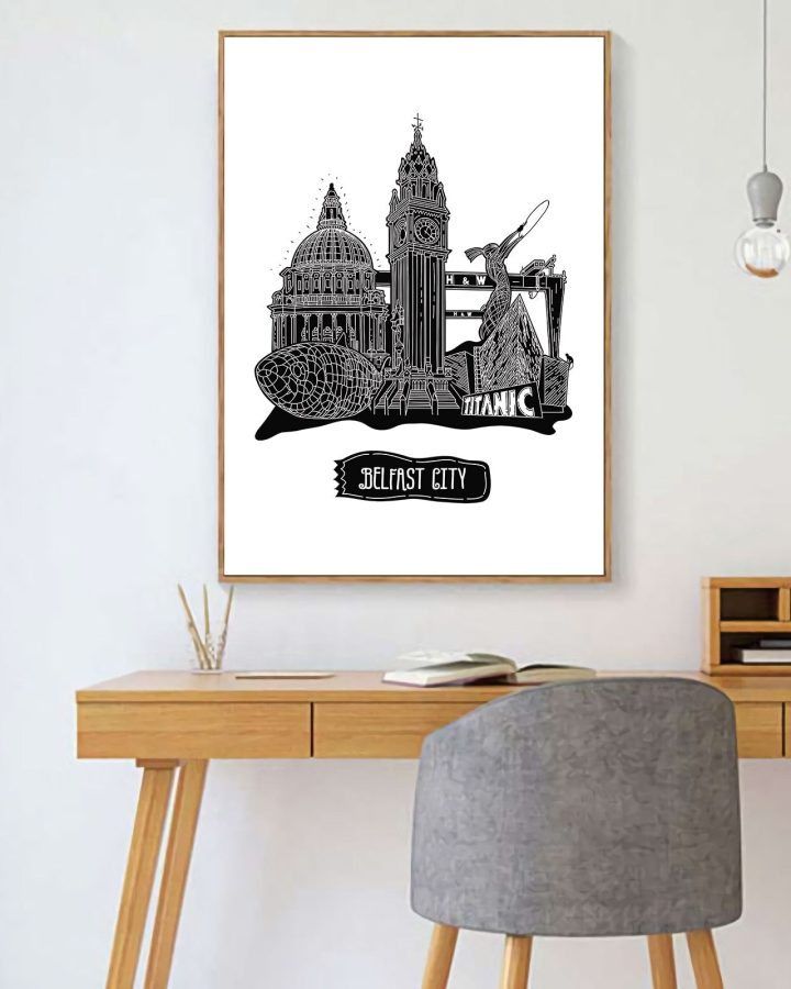 Antrim Wall Art 2012 Pieces Northern Ireland Retro City