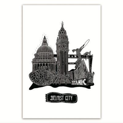 Antrim Wall Art 2012 Pieces Northern Ireland Retro City