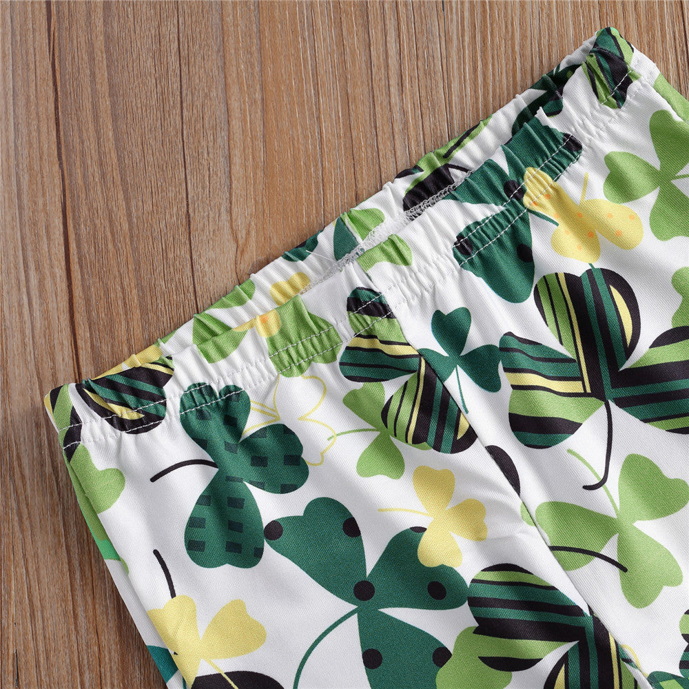 Girls Shamrocks Pants Set Girls Shamrocks Pants Set - Image 2