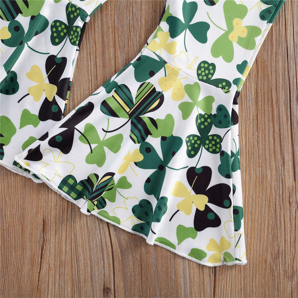 Girls Shamrocks Pants Set Girls Shamrocks Pants Set - Image 3