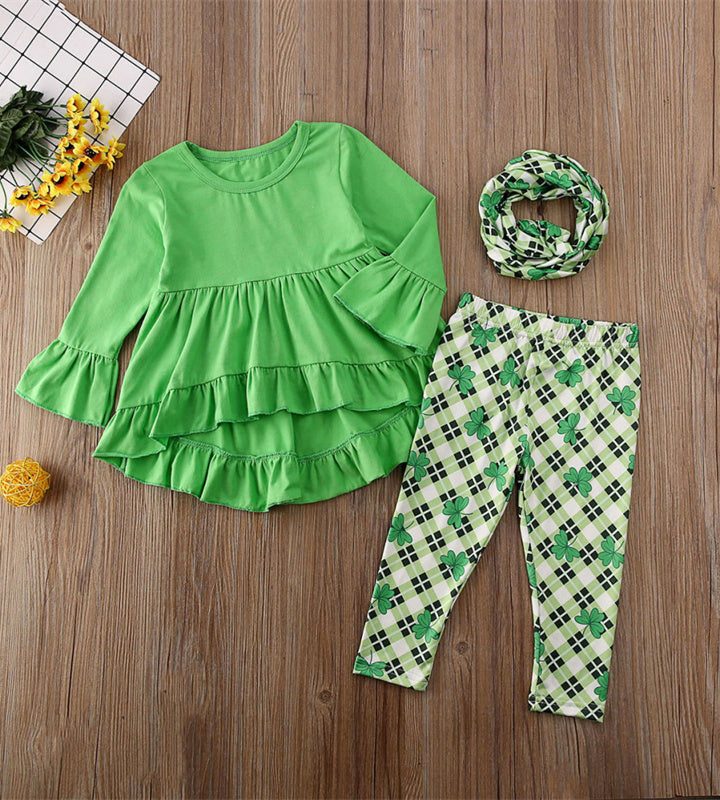 Girls Shamrocks Pants Set Girls Shamrocks Pants Set
