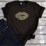 Four Leaf Clover Leopard T-Shirt
