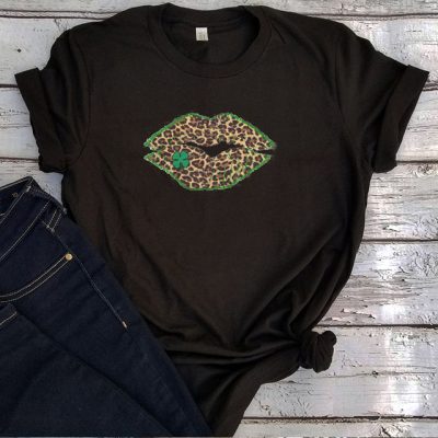 Four Leaf Clover Leopard T-Shirt Four Leaf Clover Leopard T-Shirt