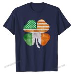 Irish American Four Leaf Clover T-Shirt