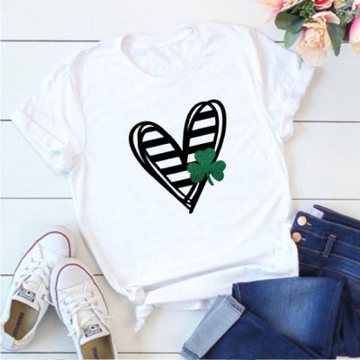 Heart and Shamrock Shirt Heart and Shamrock Shirt