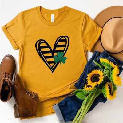 Heart and Shamrock Shirt Heart and Shamrock Shirt