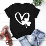 Heart Shamrock Shirt Lucky Shirt Heart Shamrock Shirt Lucky Shirt