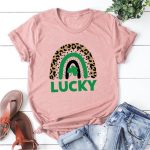 Lucky Leopard 2023 Rainbow Shamrock T-Shirt