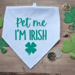 Pet Me I'm Irish Dog Bandana Pet Me I’m Irish Dog Bandana