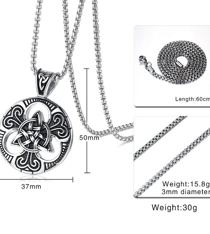 Alternative view of Celtic Trinity Pendant Necklace