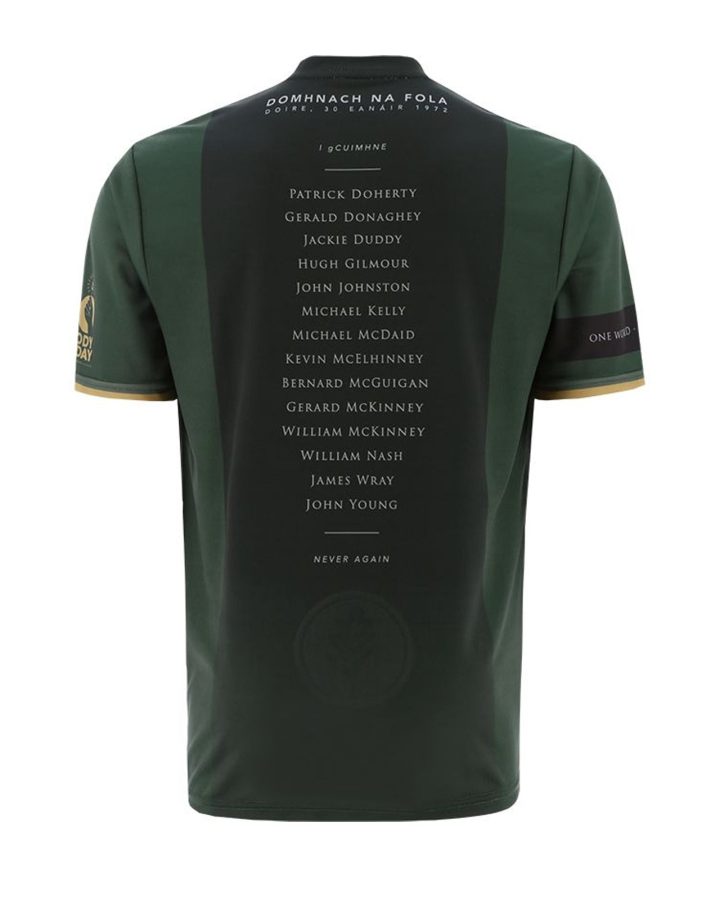 Alternative view of Derry - Bloody Sunday Commemoration Jersey