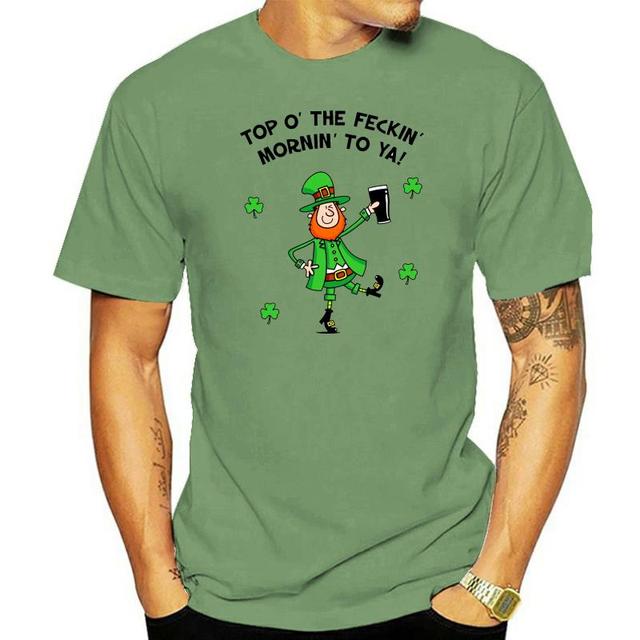 Leprechaun Top Mornin T-shirt Leprechaun Top Mornin T-shirt - Image 3