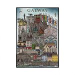 Dublin, Belfast, Cork and Galway Poster