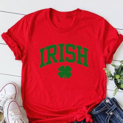 Alternative view of Irish Four Leaf Clover T-Shirt
