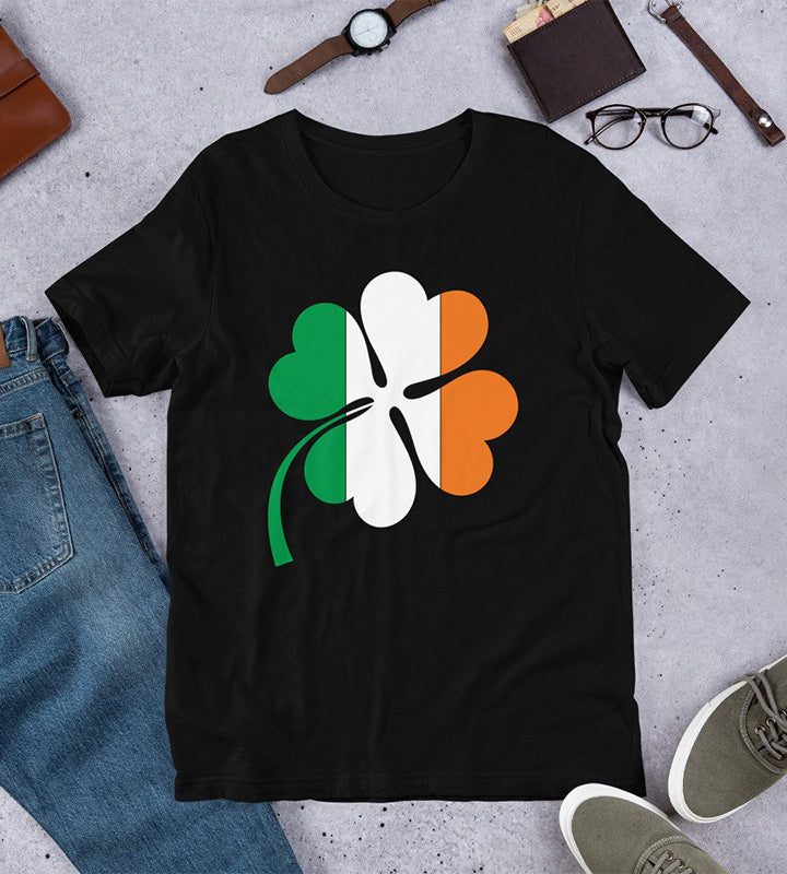 Four Leaf Clover Tri-Colour T-Shirt