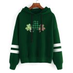 Plaid And Leopard 2024 Shamrock Hoodie Plaid And Leopard 2024 Shamrock Hoodie