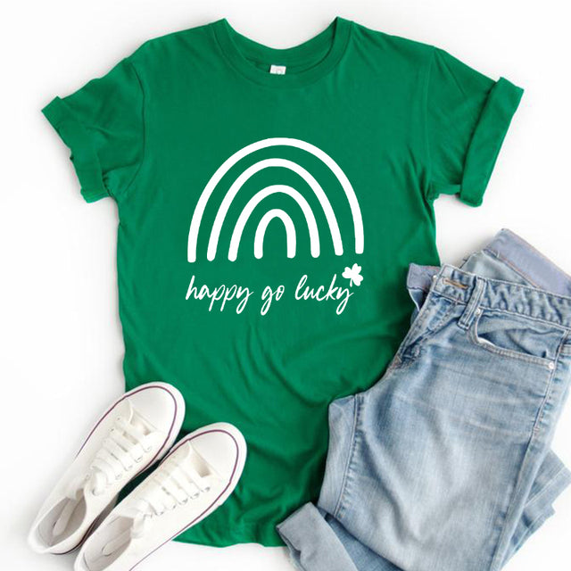 Happy Go Lucky Irish T-Shirt Happy Go Lucky Irish T-Shirt - Image 6