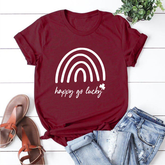 Happy Go Lucky Irish T-Shirt Happy Go Lucky Irish T-Shirt - Image 11