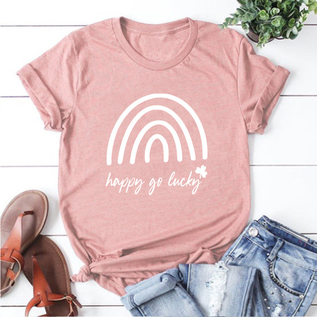Happy Go Lucky Irish T-Shirt Happy Go Lucky Irish T-Shirt - Image 8