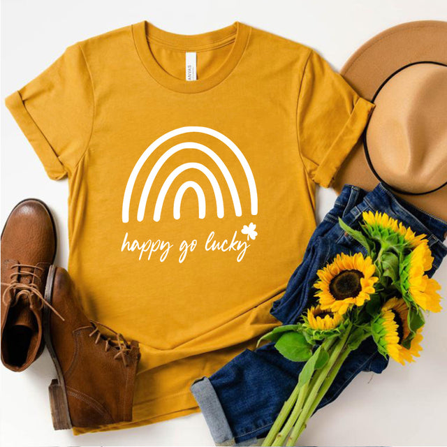 Happy Go Lucky Irish T-Shirt Happy Go Lucky Irish T-Shirt - Image 12