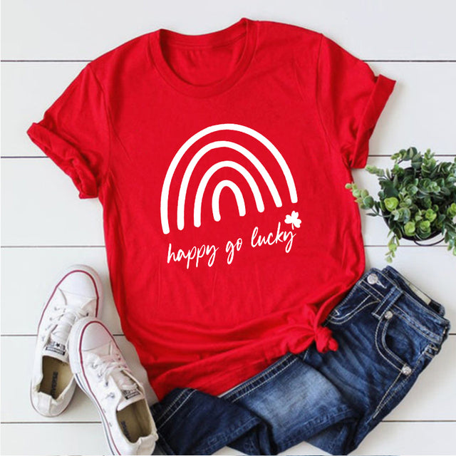Happy Go Lucky Irish T-Shirt Happy Go Lucky Irish T-Shirt - Image 9
