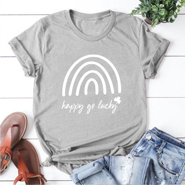 Happy Go Lucky Irish T-Shirt Happy Go Lucky Irish T-Shirt - Image 3