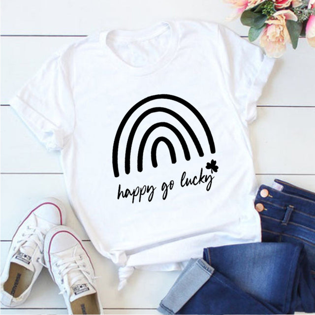 Happy Go Lucky Irish T-Shirt Happy Go Lucky Irish T-Shirt - Image 5