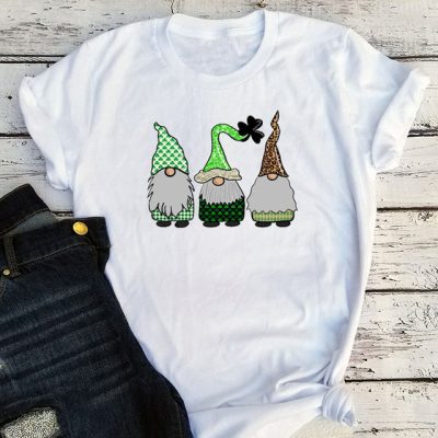 Lucky Three Gnome Design Gnomes Shirt