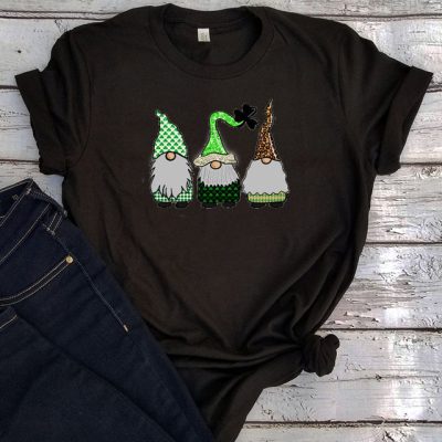 Lucky Three Gnome Design Gnomes Shirt