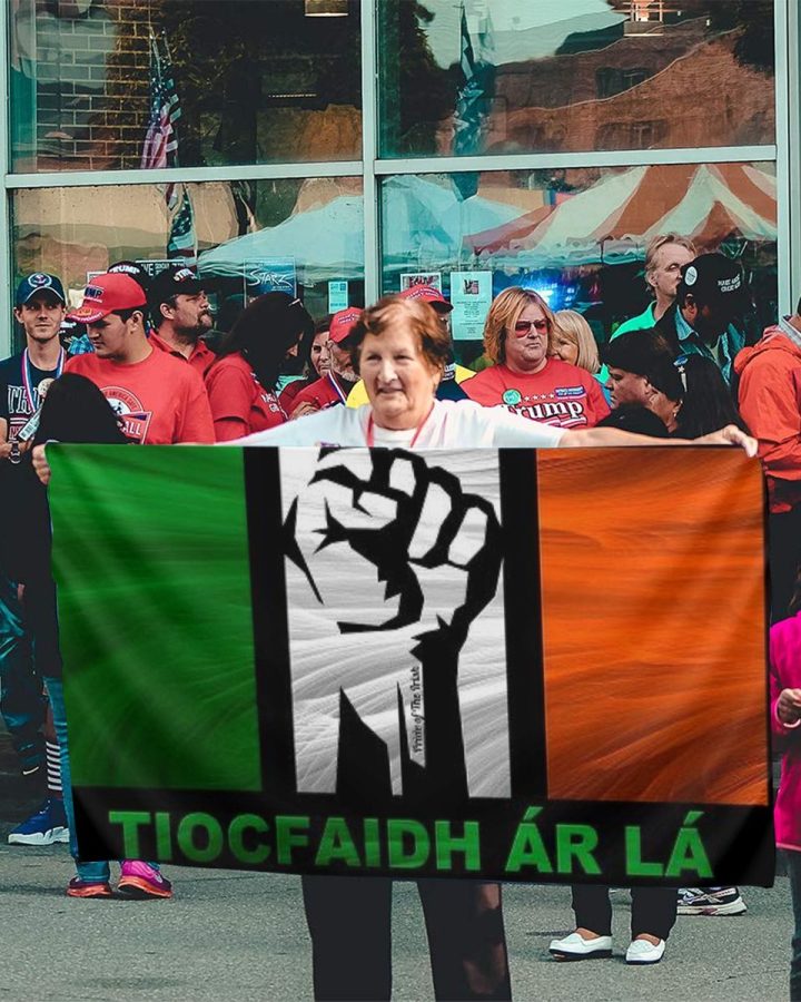 Alternative view of Tiocfaidh Ar La Flag