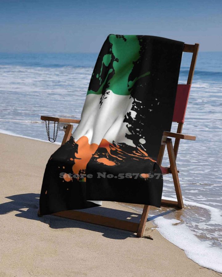 Tri-colour Beach Towel