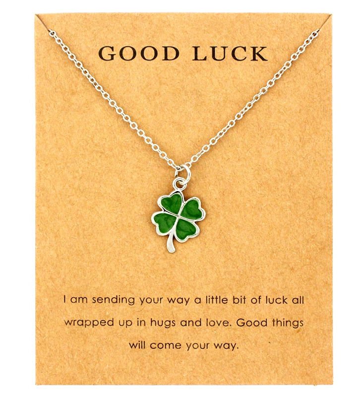 Lucky Four-leaf Clover Necklaces
