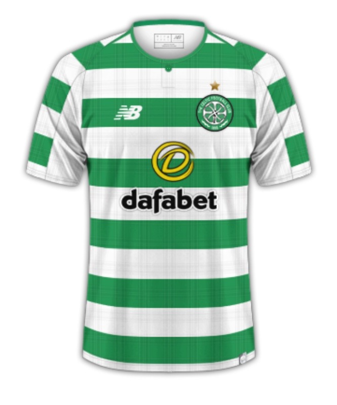 Celtic FC 2018-2019 Home Jersey Celtic FC 2018-2019 Home Jersey