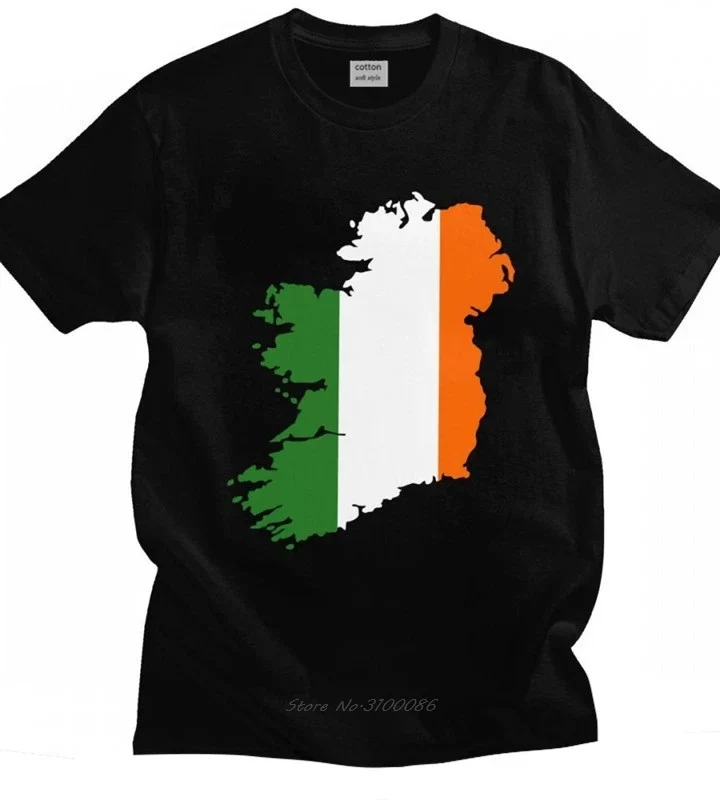 Ireland Flag Map T-shirt