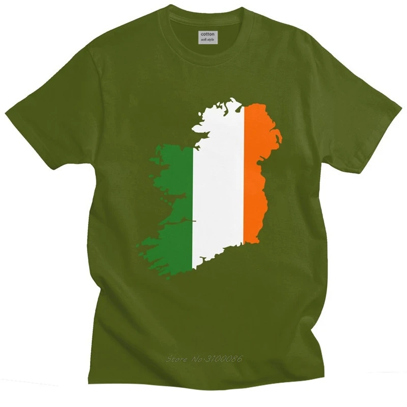 Ireland Flag Map T-shirt Ireland Flag Map T-shirt - Image 9