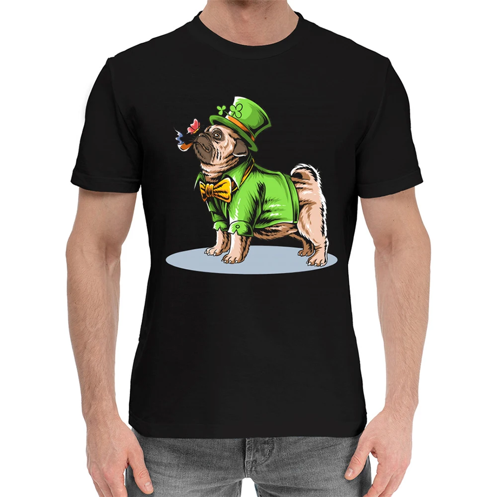 Pug Dog Ireland St. Patrick's Day T-shirt Pug Dog Ireland St. Patrick's Day T-shirt - Image 2