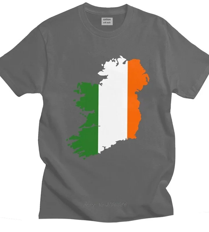 Ireland Flag Map T-shirt Ireland Flag Map T-shirt